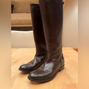 LNWOT $298 FRYE Women's Melissa Button Back Zip Boots 8.5B
